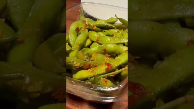 ハワイ島の枝豆 唐辛子とニンニクが効いてクセになる味！少し茹で加減はかため😅 #hawaii #bigisland #枝豆 #ワイコロア #ハワイ #ハワイ島