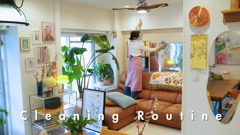 9 AM Cleaning Routine🪣 5 Habits to Keep Home Tidy | Japanese Fam of 5 | Colorful Sushi 🍣 Daily Vlog