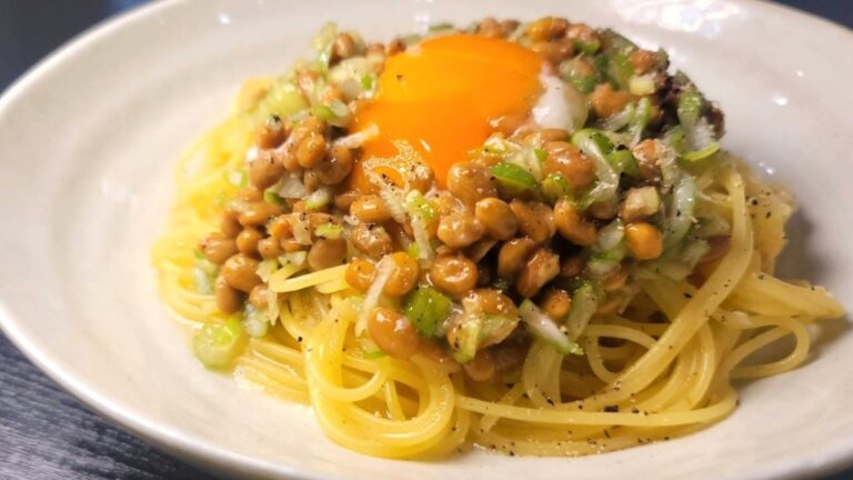 これが決定版、真の納豆パスタです。【シン・納豆パスタ】