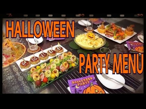 【HALLOWEEN PARTY MENU】 まだ間に合う！簡単！ハロウィンパーティーメニュー パーティー料理 おばけチップス