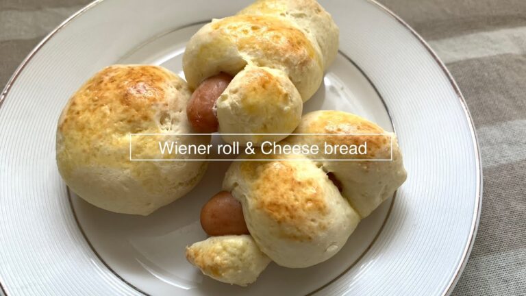 ホットケーキミックスで簡単ウインナーロール＆チーズパン
