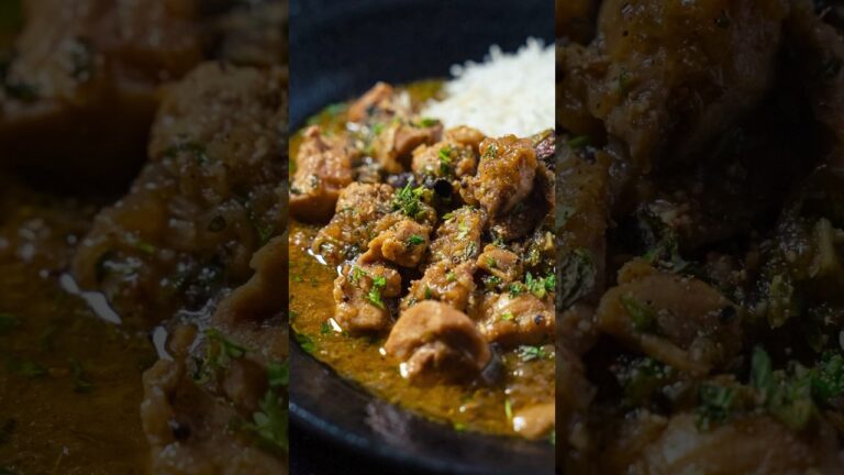 スパイス際立つ。塩チキンカレー；概要欄にレシピ有り