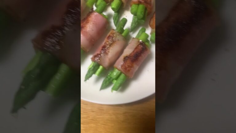 アスパラベーコン　＃晩御飯　＃料理　ベーコン