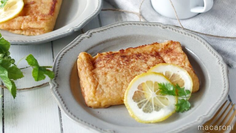 【ウエハースフレンチトースト】時短レシピ！ウエハースの消費にもおすすめ♪