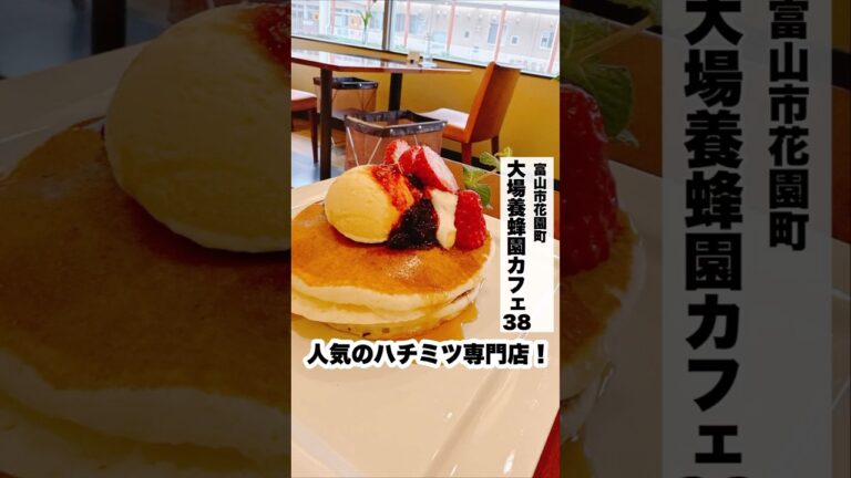 【富山グルメ】富山市でこだわりのはちみつが食べられる、大場養蜂園カフェ38さんに行ってきました！ #shorts #富山県 #富山グルメ #富山カフェ #富山デート #富山スイーツ