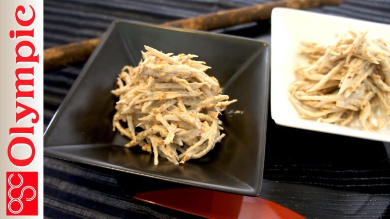 オリンピックの超簡単レシピ　★食材ひとつシリーズ - ごぼうサラダ