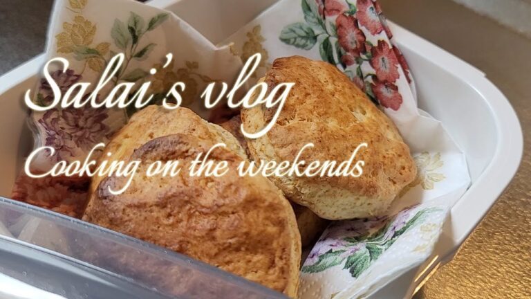 【vlog】ラクック活用/スコーン作り/休日の簡単晩御飯