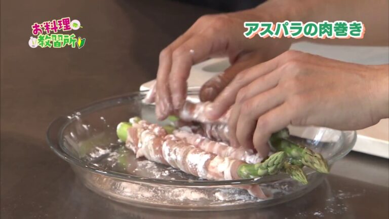HAPPY ガスでCooking！ アスパラの肉巻き　茹で野菜のタルタルソース添え