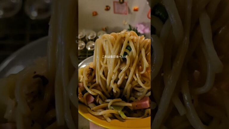 レンチン旨塩焼きそば✨#レンチンレシピ #簡単レシピ #レシピ #料理 #まいにちごはん #焼きそば #一人暮らしごはん #ひとり暮らし