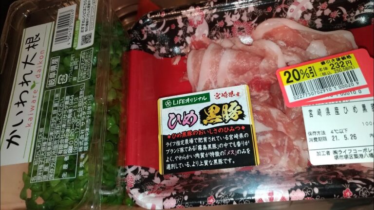 【料理動画】節約レシピ宮崎県産「ひめ黒豚こま切れ」黒豆小粒納豆
