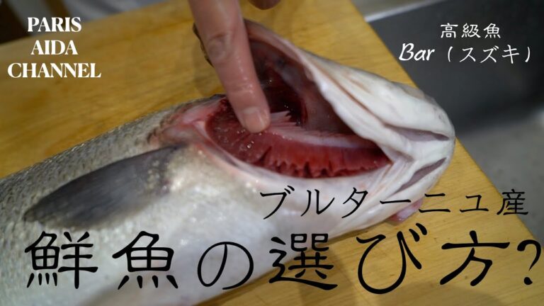 フランス・ブルターニュ産一本釣りの高級魚BAR（スズキ）とは? パリでも人気のサバ料理? 相田シェフおすすめのパリの魚屋さんも紹介!!
