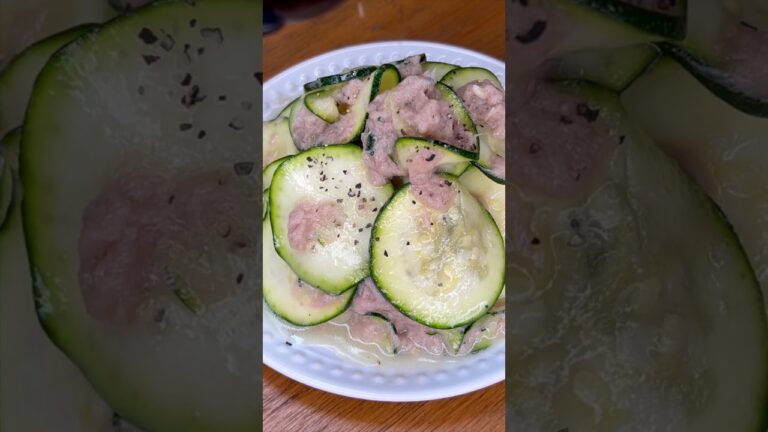 ズッキーニは生で食べれるんですね！最高のおつまみ！おうち居酒屋！スナック感覚でパクパクいけるおつまみレシピです！簡単おつまみ料理でひとり晩酌　#shorts