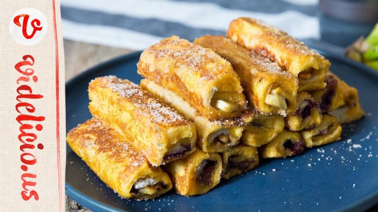 フレンチトーストロールアップのつくり方｜How to Make French Toast Roll Ups