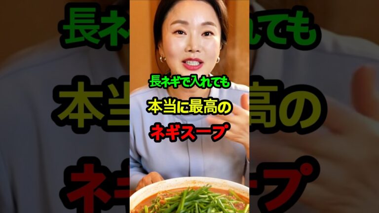 長ネギだけで入れても本当に最高のネギスープ！