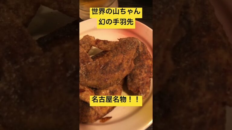 【名古屋名物】世界の山ちゃん 幻の手羽先　ピリっとしてビールに合います！
