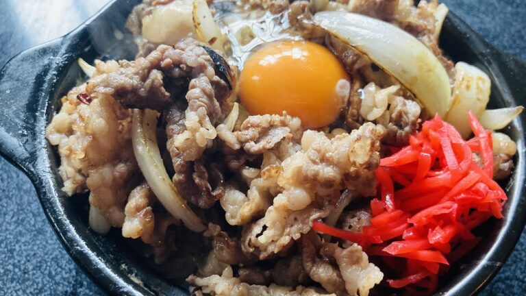 塩牛丼【牛丼チェーンより美味しい】いい食材はシンプルがよい