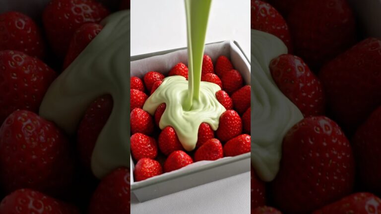 いちごの抹茶タルト作った結果🍓ww #shorts