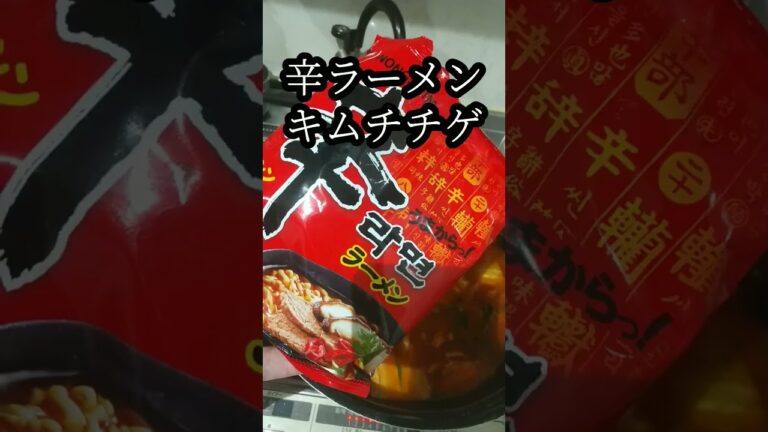【辛ラーメン】キムチチゲ鍋