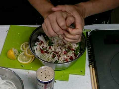 あけみママの簡単レシピ　マグロカルパッチョ