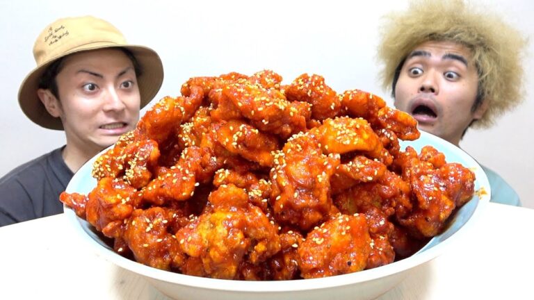 【韓国】激辛チキン100個食べ切るまで終われません！！ヤンニョムチキン
