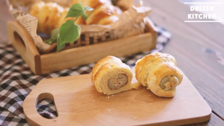 一度食べたらヤミツキ！発酵なしのちくわパンの作り方　｜　How to make Chikuwa Bread