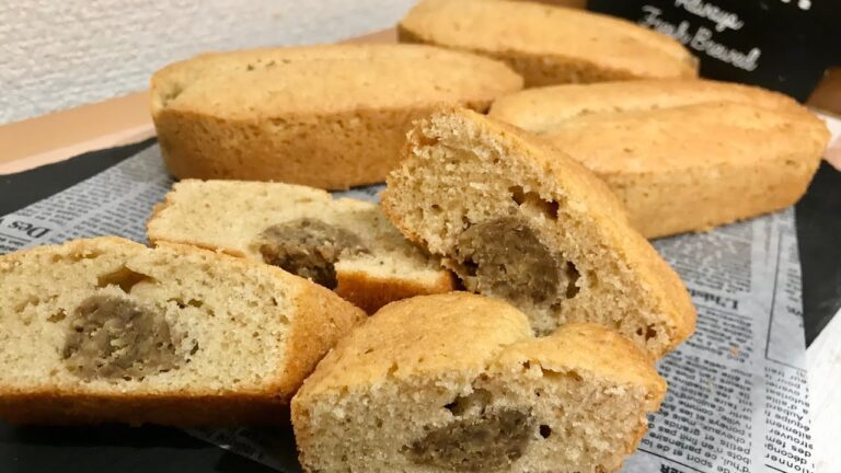 「秋カフェスイーツ」むき甘栗を使って作る栗のパウンドケーキ！【お菓子作り】