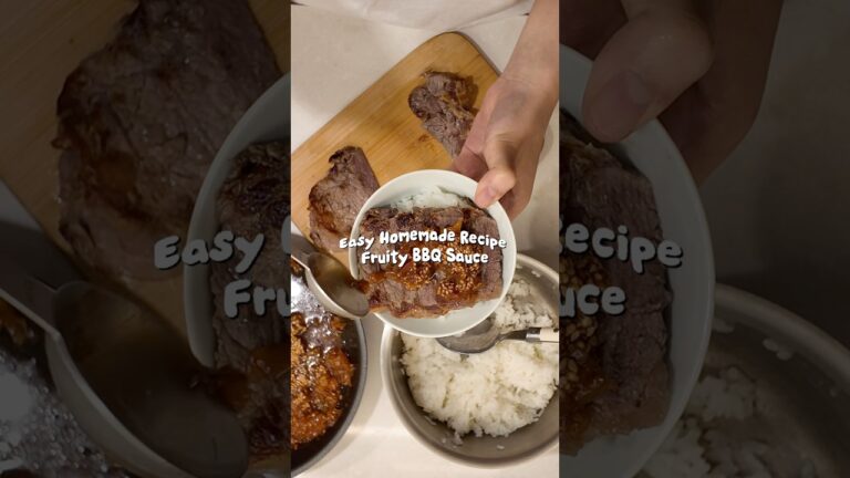 【簡単レシピ】自家製🍑焼肉のタレでステーキ丼を作って食べる夜🌙