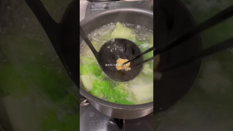 【簡単絶品スープ😆】ふわたまレタススープ #レタス#味の素