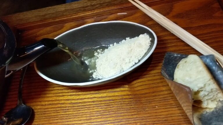 山田チカラ・ホノルル店の冷温前菜！ Try Cold/Warm dish at same time!