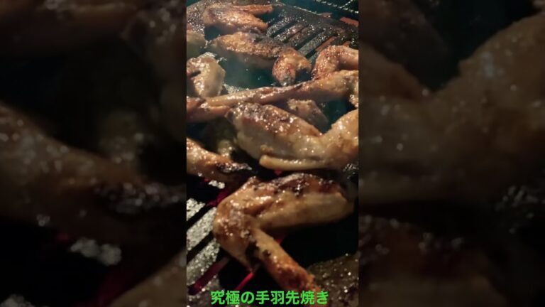 究極の手羽先焼き　キャンプあて！