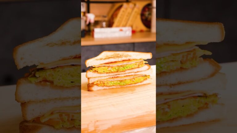 韓国の屋台トースト | #屋台 #ストリートフード #おやつ