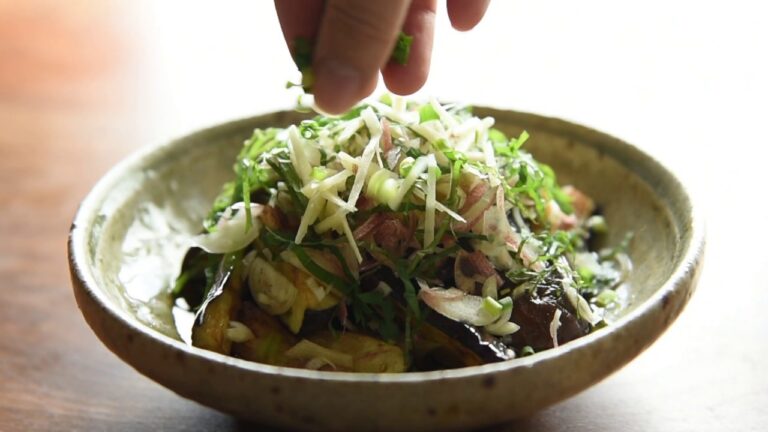 [#イクナス常備菜]　ナスの焼き浸し