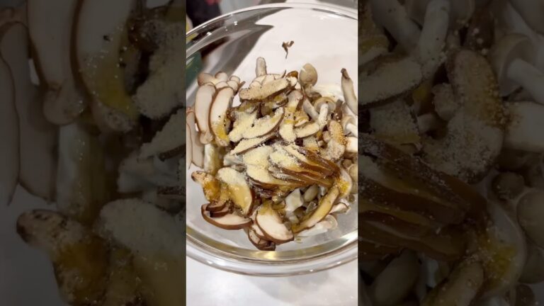 【もう一品欲しい時に】レンジで簡単きのこのおいしいやつ