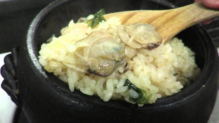 長浜 塩梅（蛤とアオサ海苔の土鍋ごはん）2016 5月