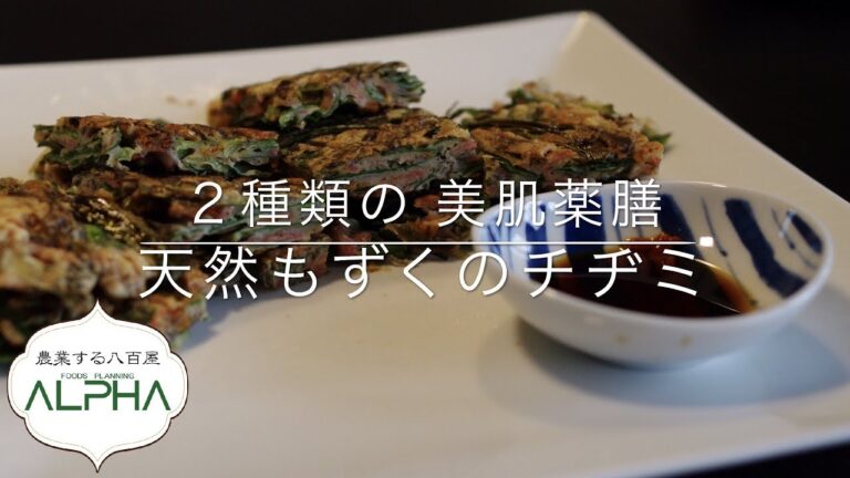 In Yan YAKUZEN 美肌の薬膳 2種の天然もずくのチヂミ