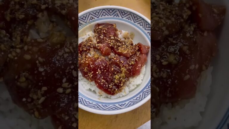 簡単うまい。とろろ鉄火丼 #マグロ　#Atuna #seafood