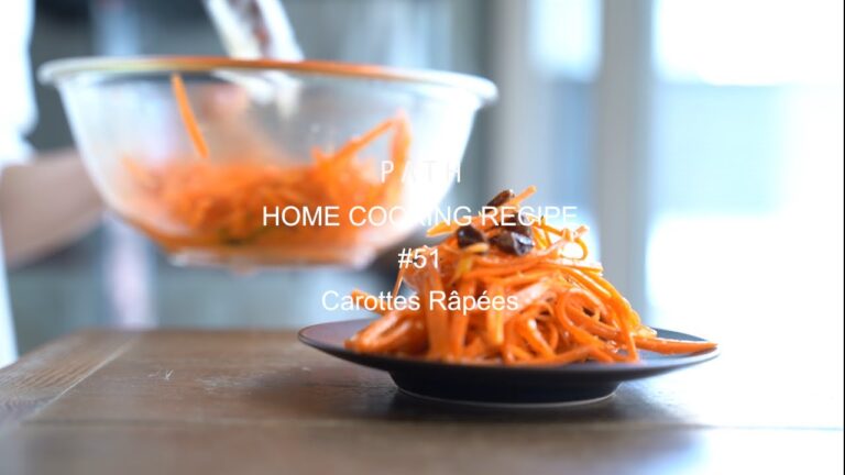 キャロットラペ  Carottes Râpées HOME COOKING RECIPE #51 レシピ