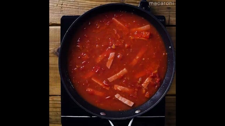【ワンパンで完成！】ベーコントマトパスタ #トマト #パスタ #ベーコン