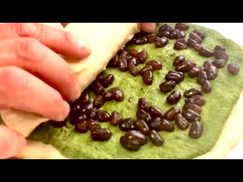 🔶抹茶と大納言でふわふわの食パン作り♥️Maybe,If you eat this bread you will never forget this taste