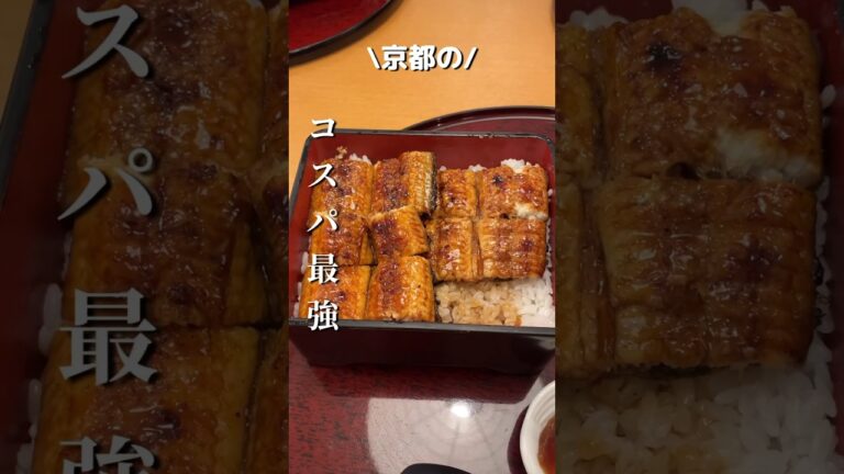 【京都グルメ】コスパがバグってるうな重がやばい😳 #京都グルメ #京都ランチ #京都 #kyoto #飯テロ #うなぎ #うな重