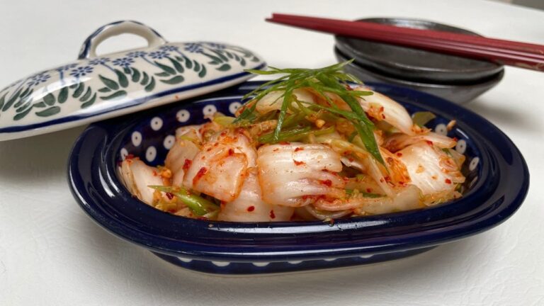 【1人分がすぐできる白菜キムチ】10分で作ったとは思えない美味しいキムチの作り方