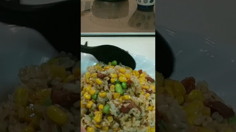 コーン炒飯を作るよ！#shorts #料理 #レシピ #コーン #炒飯