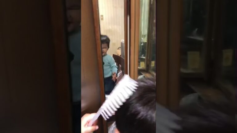 ガチでアカン奴！１７秒付近！特に注意！観覧注意！心霊！まぢ合わせて鏡とか本当にアカン奴！2歳児！男の子！大丈夫！？古いドレッサーとかで、こんな感じで絶対遊んだらダメ！まぁ、最終的には！２２秒間！釣り！