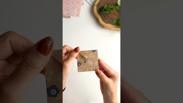 折り紙で可愛くて便利なものつくるよ #origami #折り紙