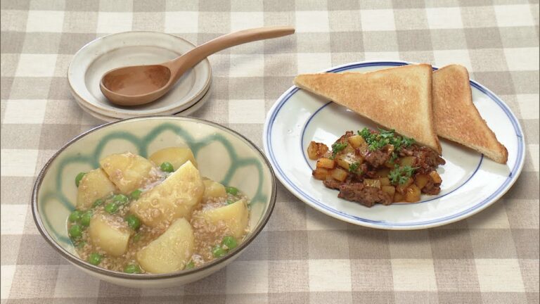 【3分クッキング公式】新じゃがと鶏ひきのとろみ煮／新じゃがとひき肉のケチャップ炒め