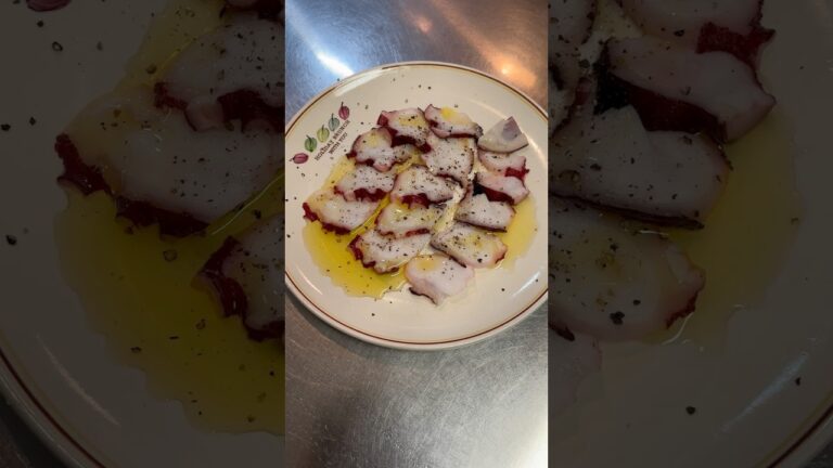 タコのカルパッチョ【簡単おつまみ】 #shorts #カルパッチョ