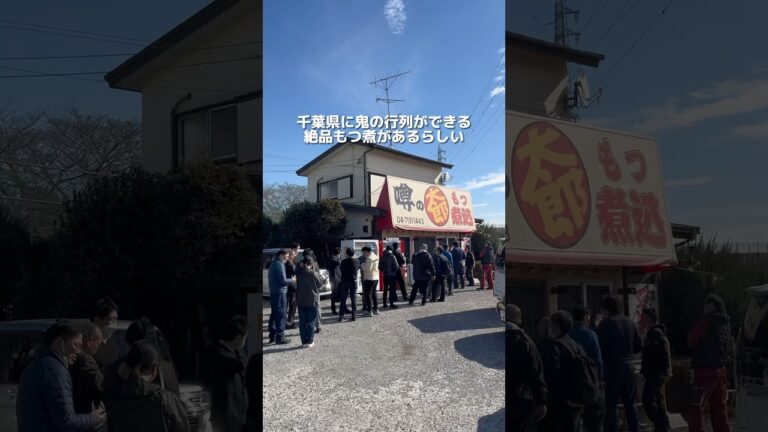 連日行列！！ここのもつ煮がまじで美味しいから行くべき！#千葉グルメ#japantravel #japanfood