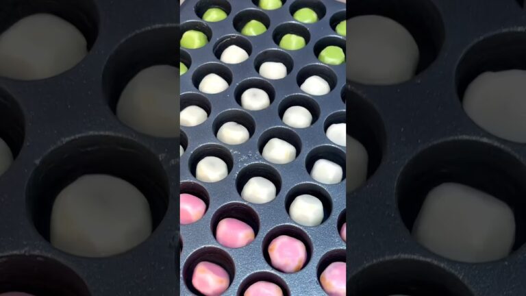 コロコロ可愛いらしい3色団子🍡