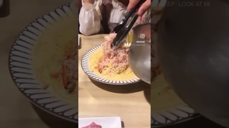 独学料理人カツオの研究グルメ　蟹身爆かけパスタ #グルメ #海産物 #名古屋グルメ #パスタ　#かけ放題