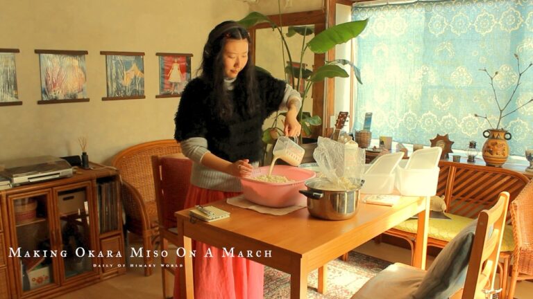 手作り麹でおから味噌を仕込んで、ツナとわさびのオープンサンドを食べる３月の暮らし